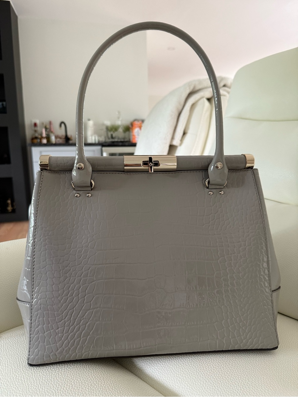 Kate Spade Soft Taupe Knightsbridge Constance Large Satchel